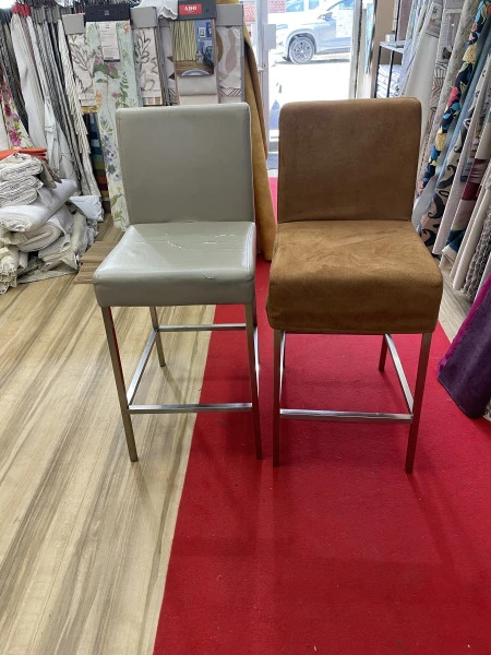 Chaise de bar changement tissu
